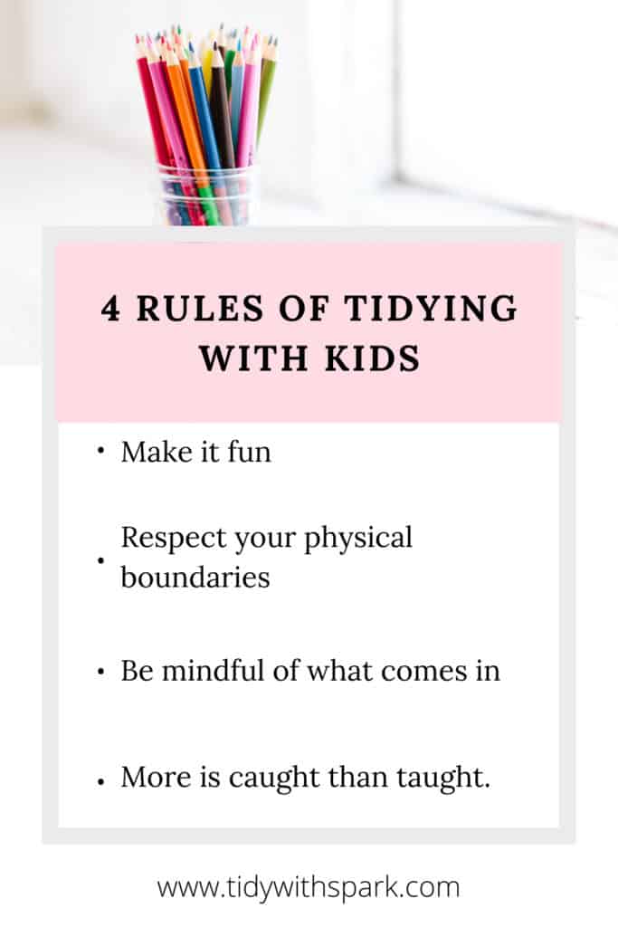 Tidying with kids summary of 4 rules