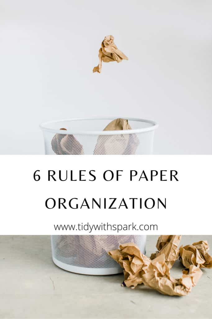 Costs of paper clutter 4 Tidy with spark blog