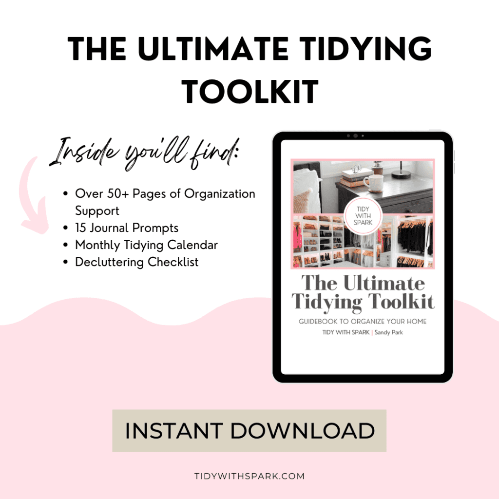 The Ultimate Tidying Toolkit graphic