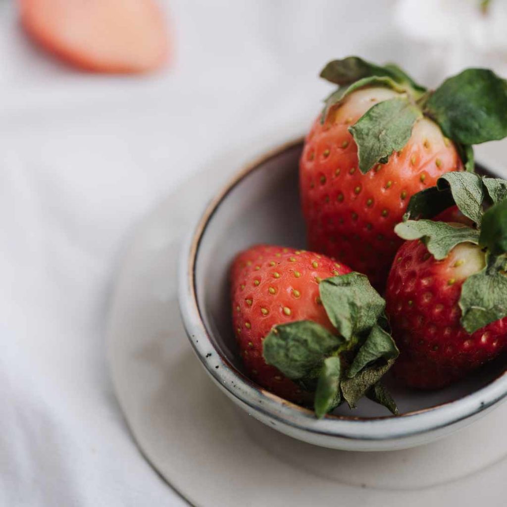 bowl of strawberries