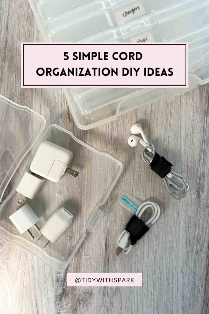 photo organizers 5 simple cord organization diy ideas