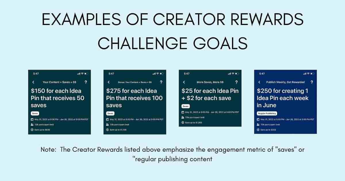 Creator Rewards Program Promotional image for Creator Rewards Pinterest for tidy with spark blog