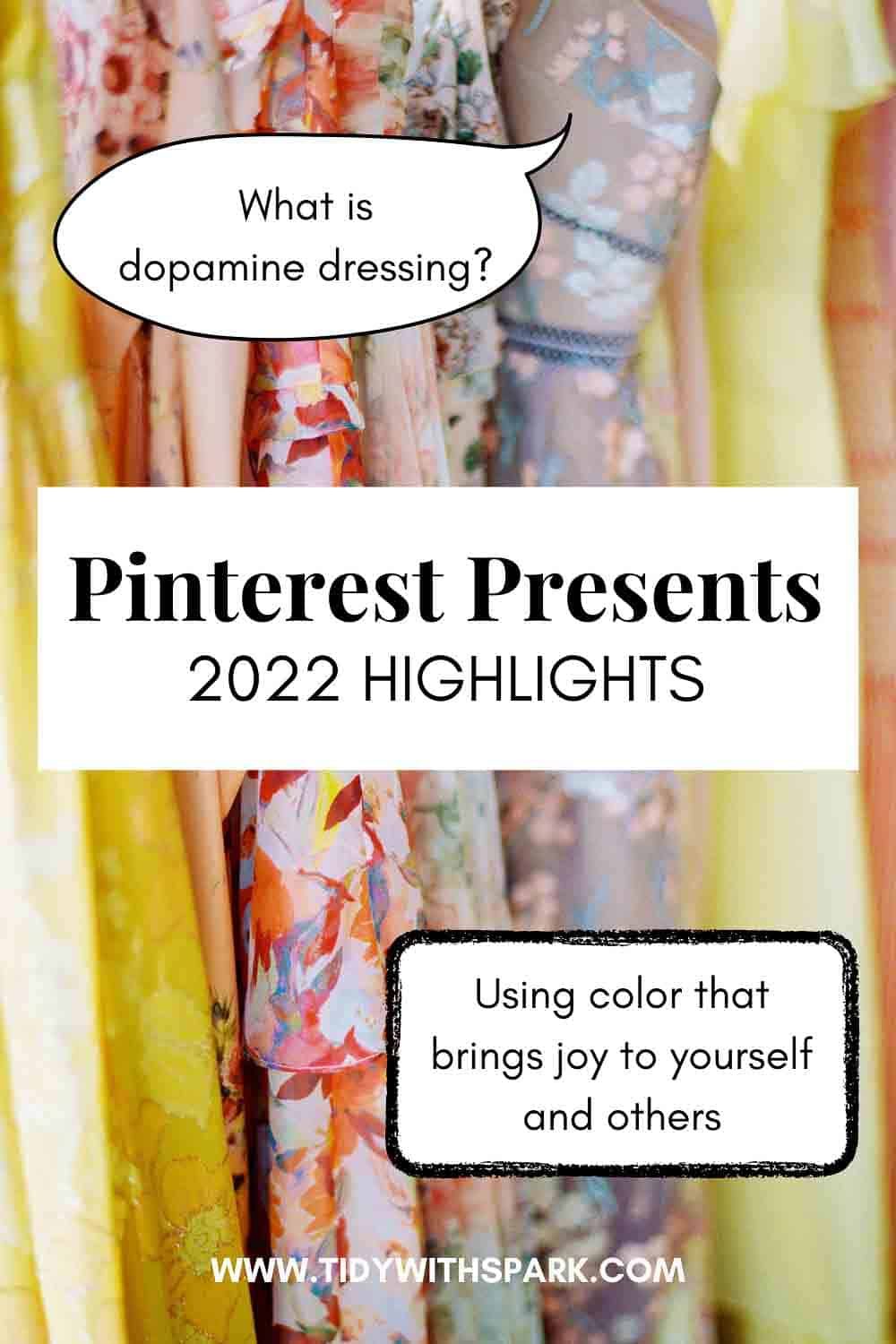Promotional image for Pinterest Presents 2022 Highlights Pin with spark blog