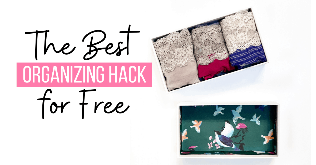 best home organizing hacks for free showing hikidashi box